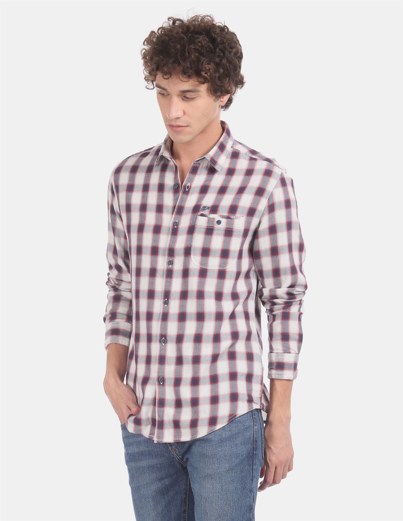 Ed Hardy Men Casual Wear Red Shirt